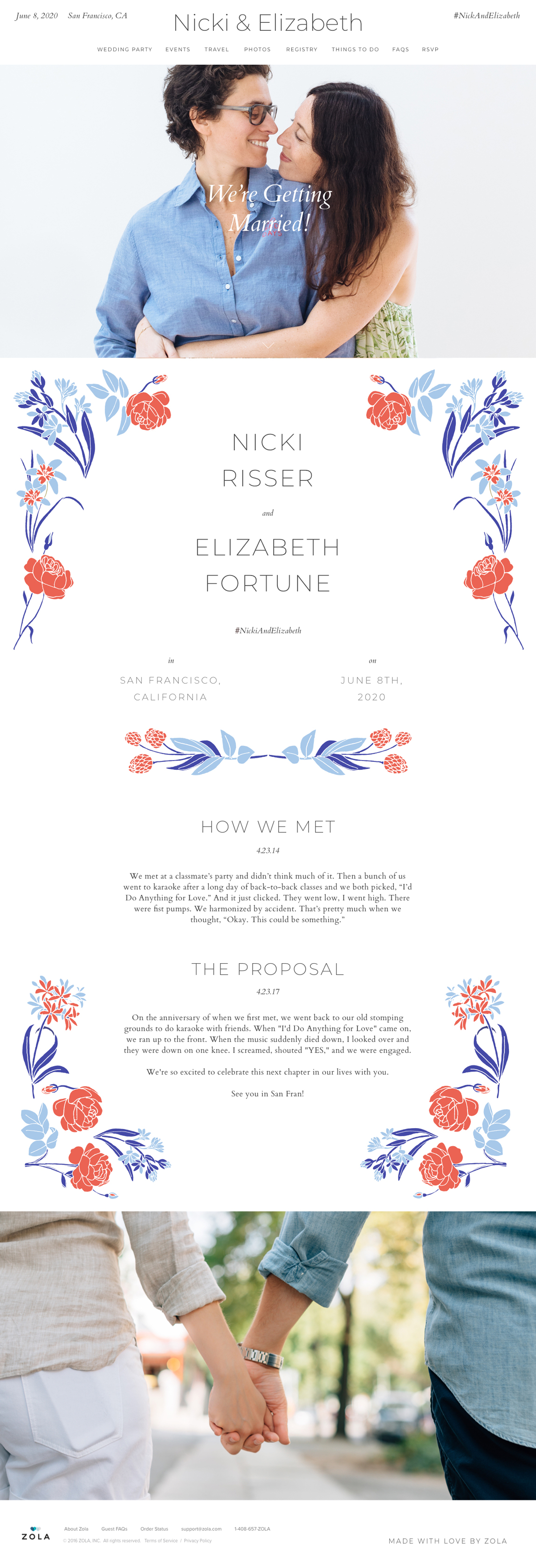 Free Wedding site Templates Willowdale Zola